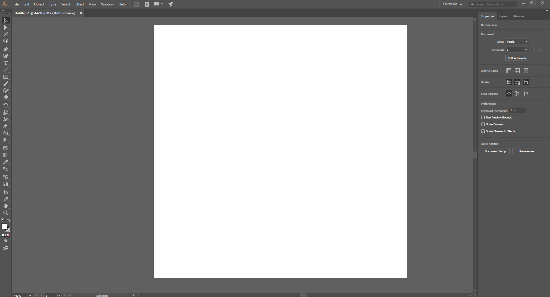 what is workspace in adobe illustrator used for