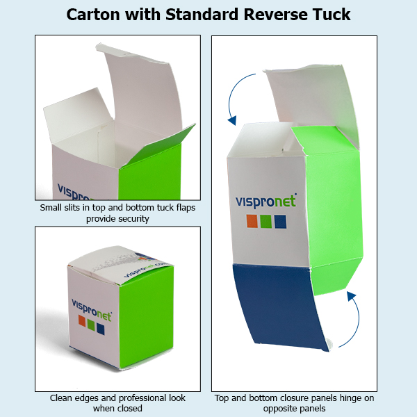 Custom Folding Carton Boxes | Vispronet