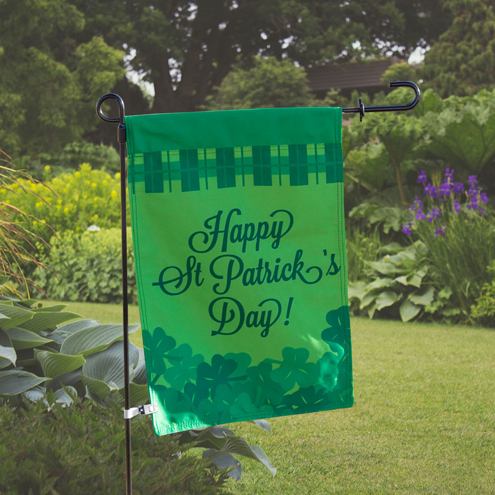 St. Patrick's Day Garden Flag | Vispronet